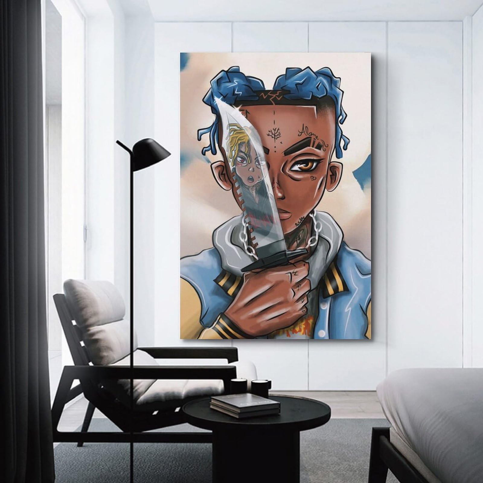 Amazon.co.jp: XXXTENTACION Cartoon Character Poster ポスター装飾