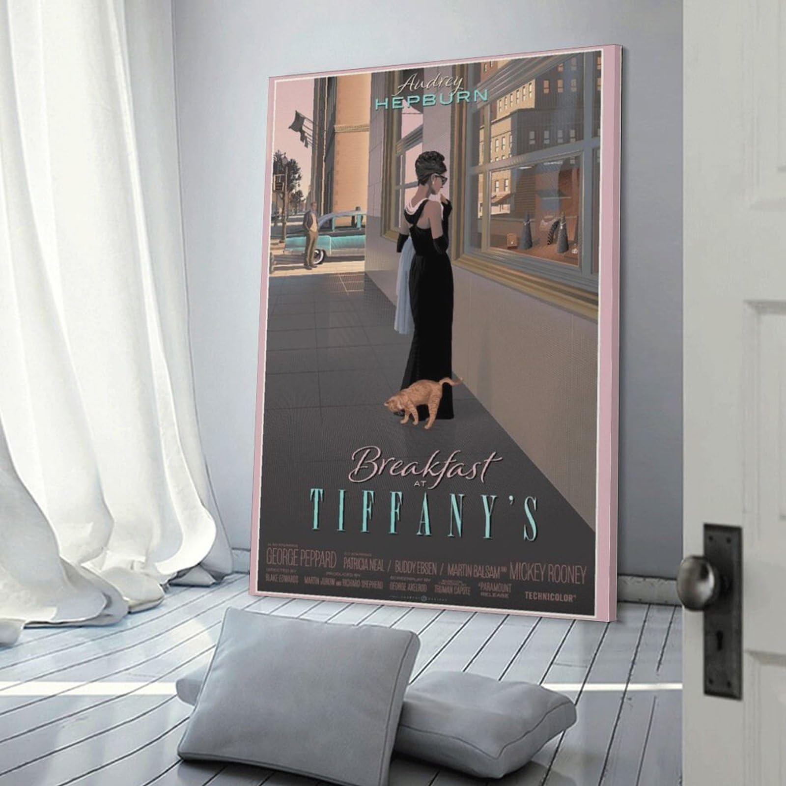 Amazon.co.jp: 映画シリーズポスターティファニーのでの朝食ポスター