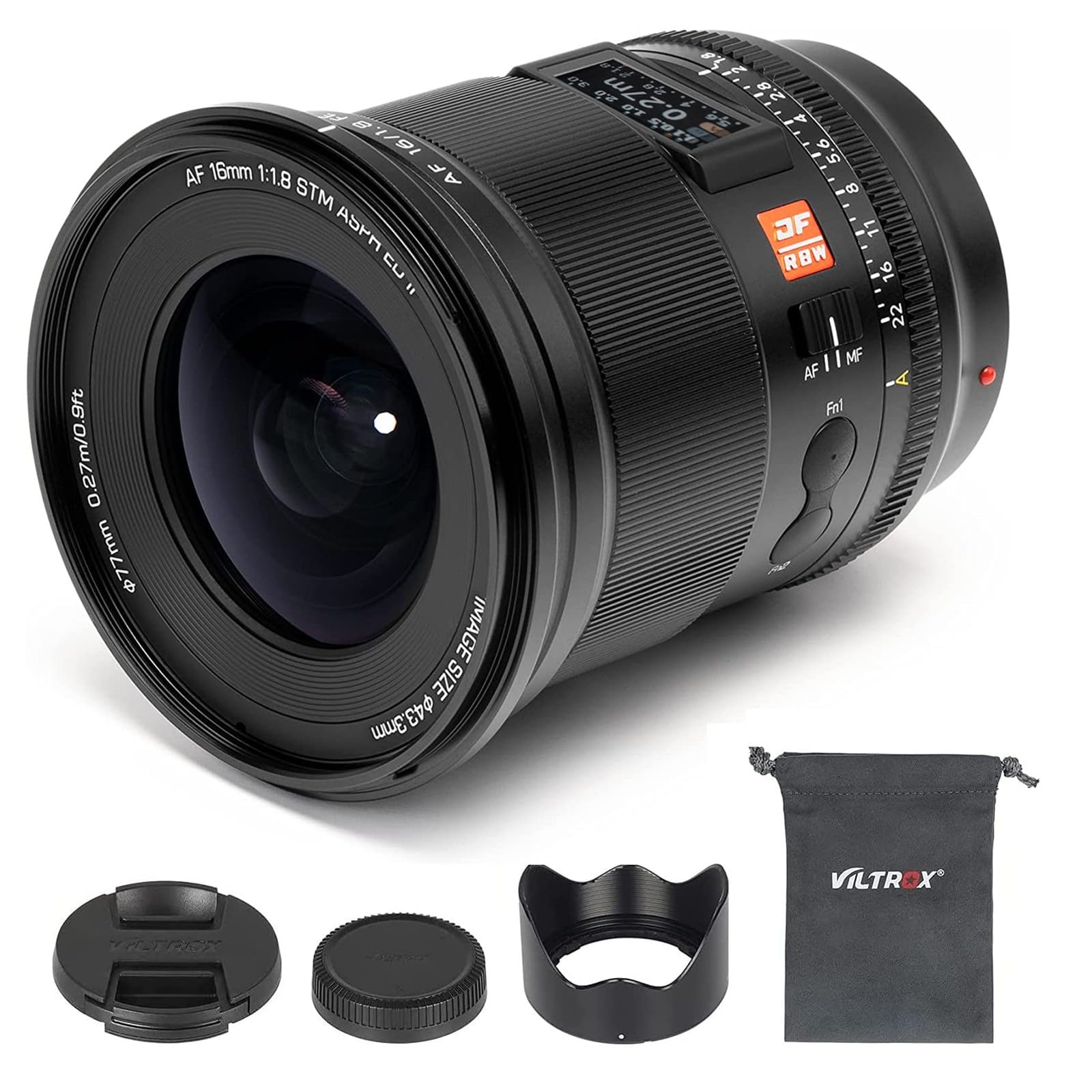 Amazon.com : VILTROX 16mm f/1.8 F1.8 FE Auto Focus Full Frame