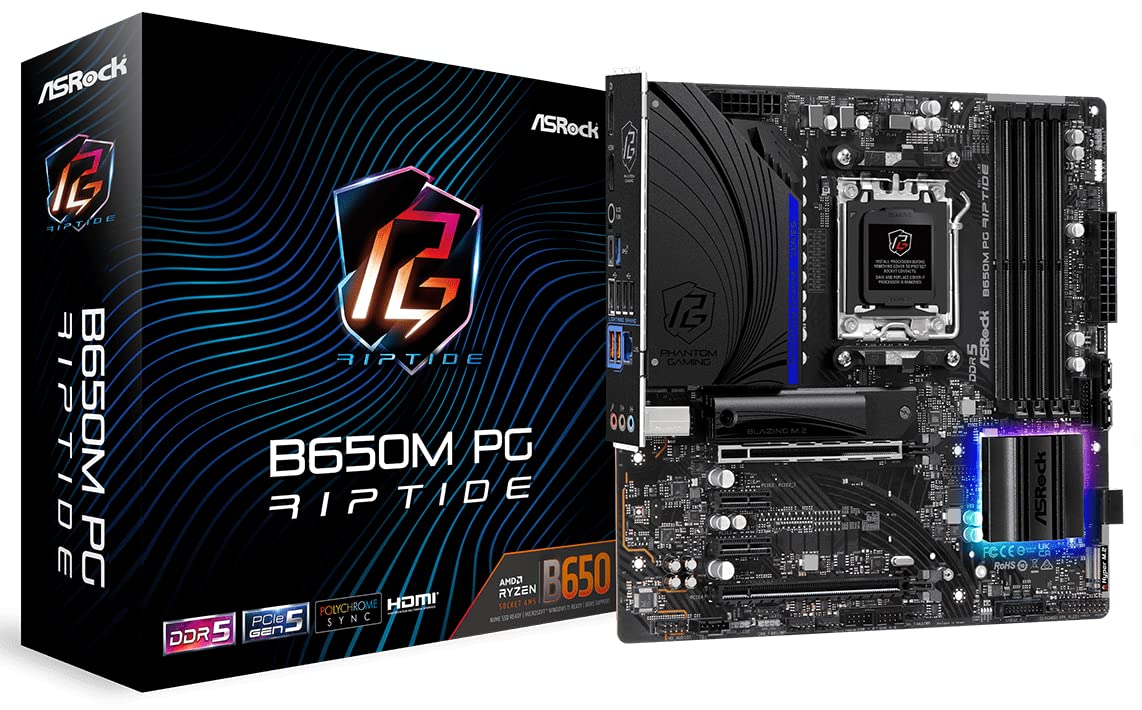 Amazon.com: ASRock B650M PG Riptide AMD Ryzen 7000 Series