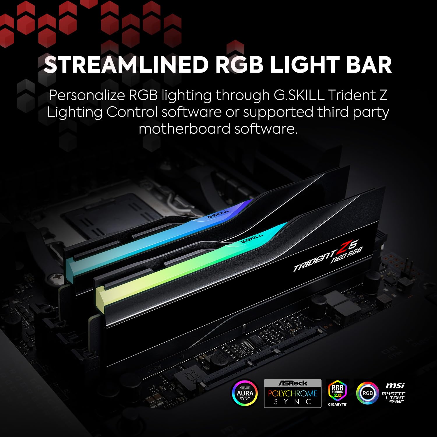 G.SKILL Trident Z5 Neo RGB Series DDR5 RAM (AMD Expo) 48GB (2x24GB