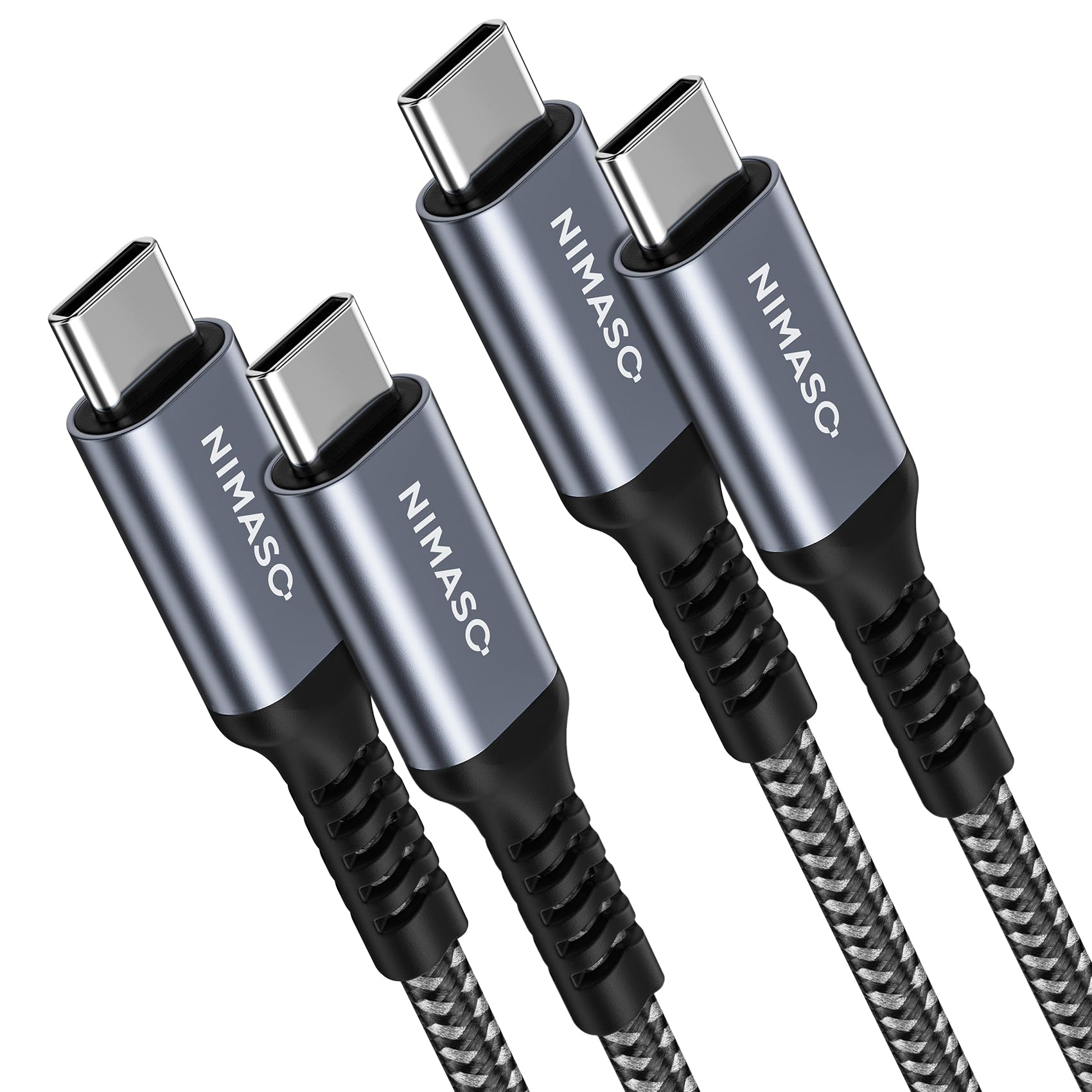 Amazon.co.jp: 【2m+2m PD対応 60W急速充電】NIMASO USB C/Type C to