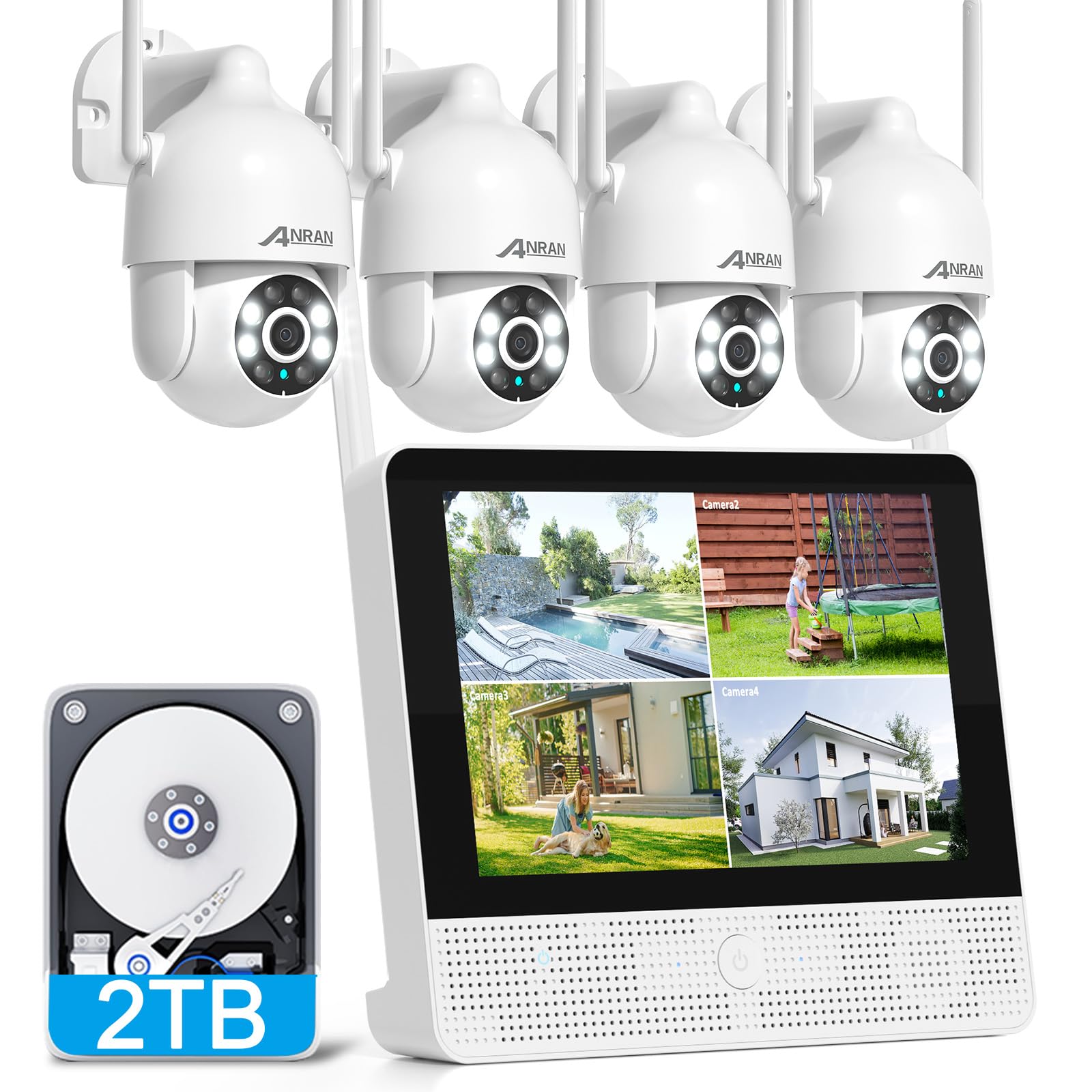 Amazon.com: ANRAN Wireless Security Camera System, 10.5
