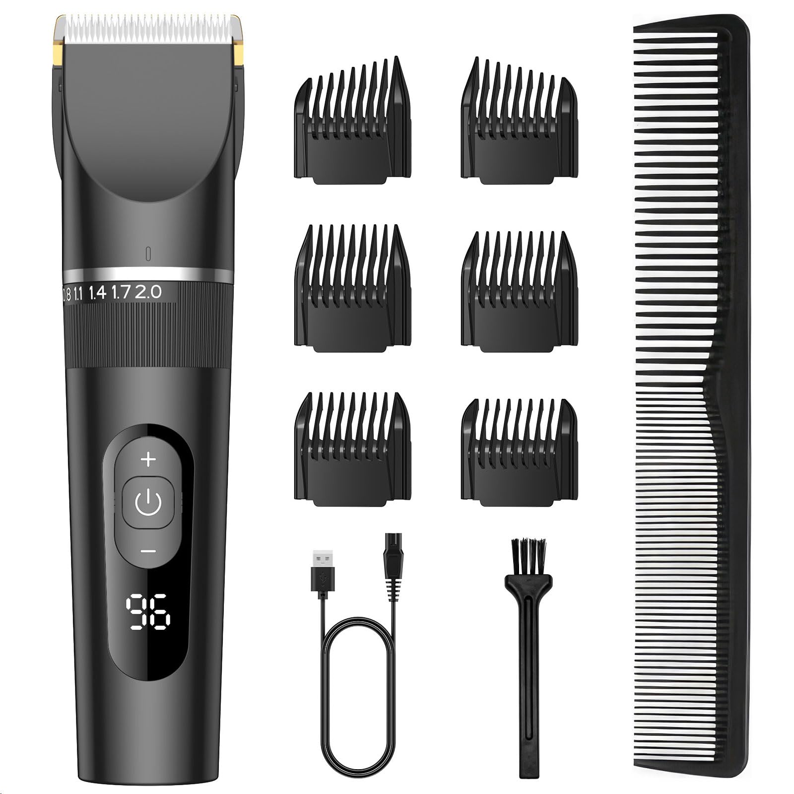 Amazon.co.jp: バリカン 2025新登場 USB充電式 ヘアーカッター 電動