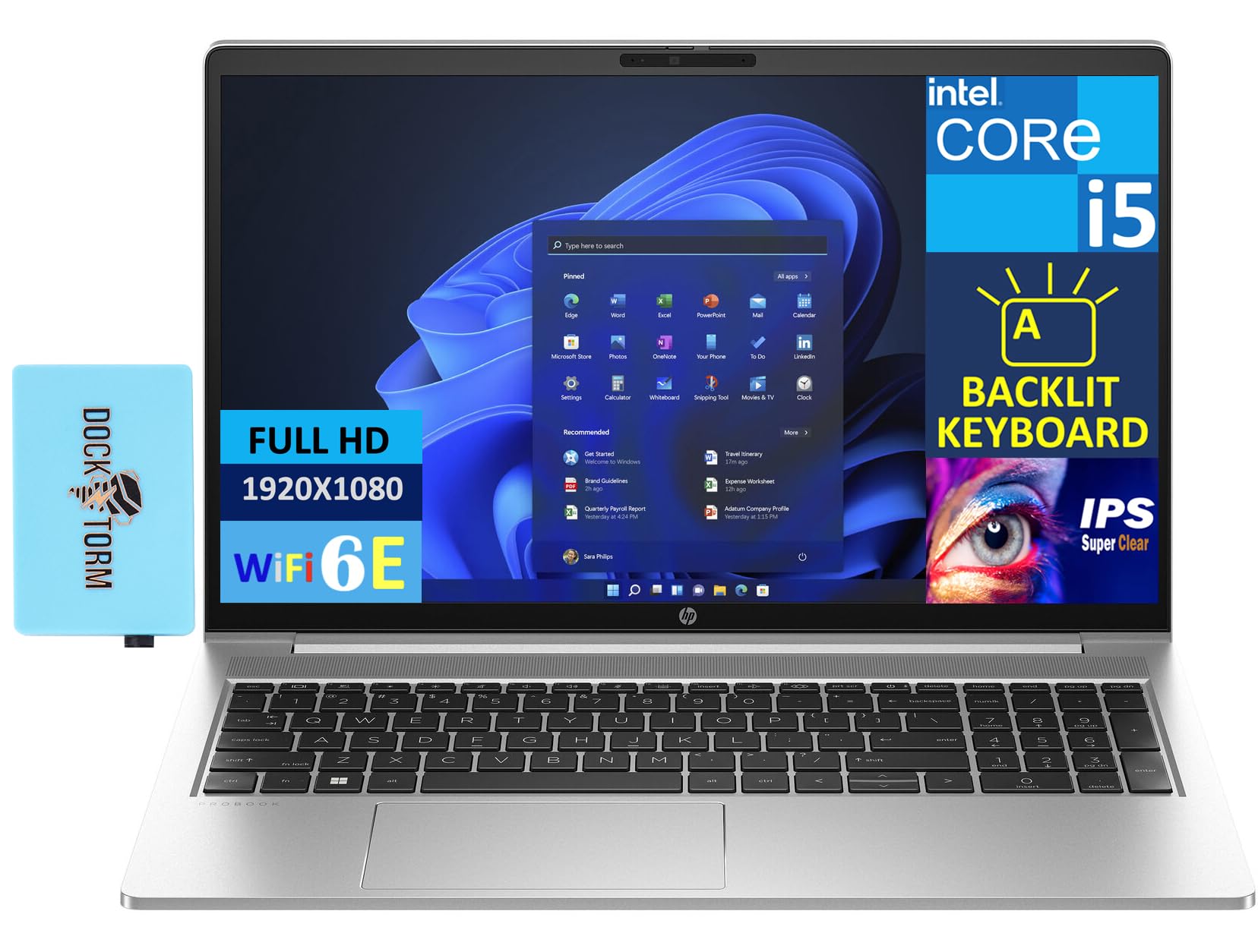 Amazon.com: HP Probook 450 G10 9B9D3EA#BH5 Silver Laptop/i5-1334U