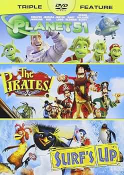 Amazon.com: Pirates! Band of Misfits, the / Planet 51 / Surf's up