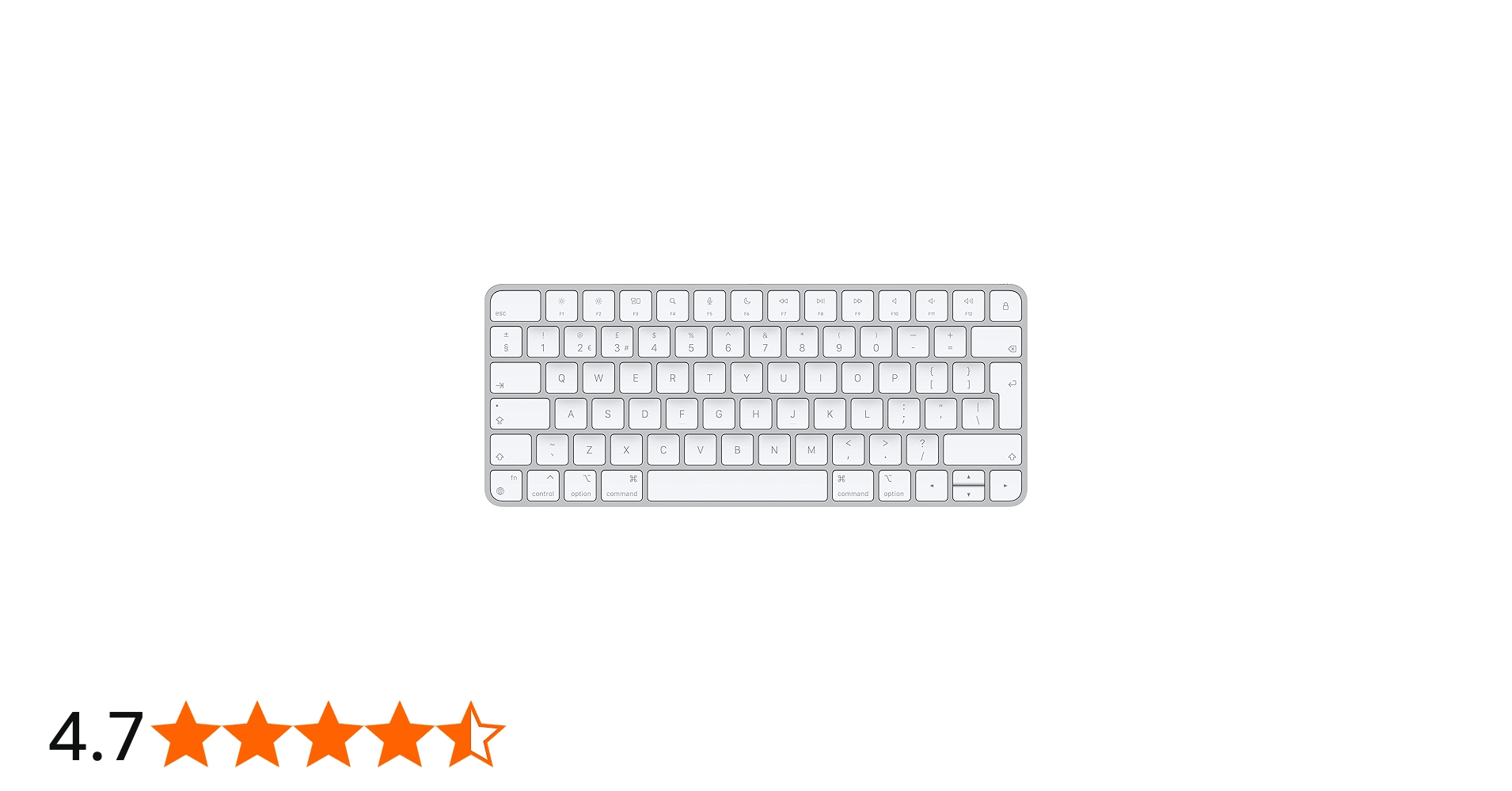Apple Magic Keyboard: Bluetooth, rechargeable. Works with Mac