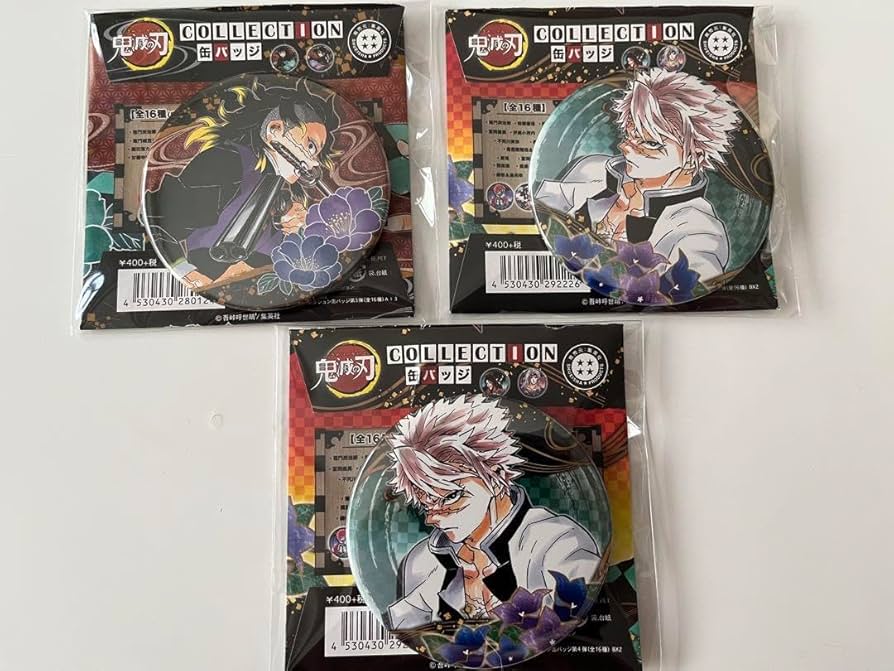 鬼滅の刃ワールドツアー場面写缶バッチスクエア缶バッジC 不死川実弥