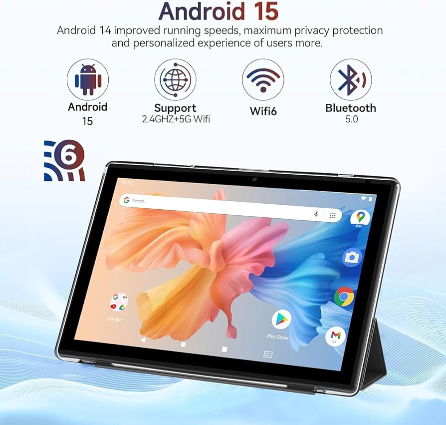 Amazon.com : Android 15 Tablet, 10 inch 12GB RAM+64GB ROM/1TB (Max