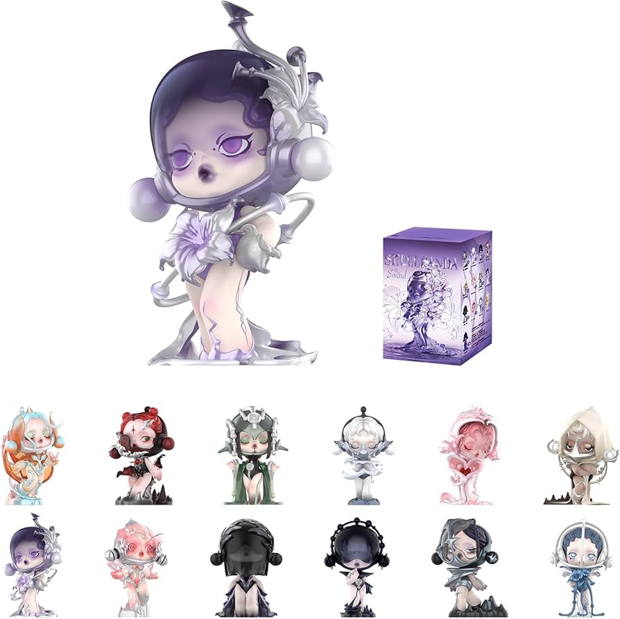 Amazon.com: POP MART SKULLPANDA The Sound Series Figures