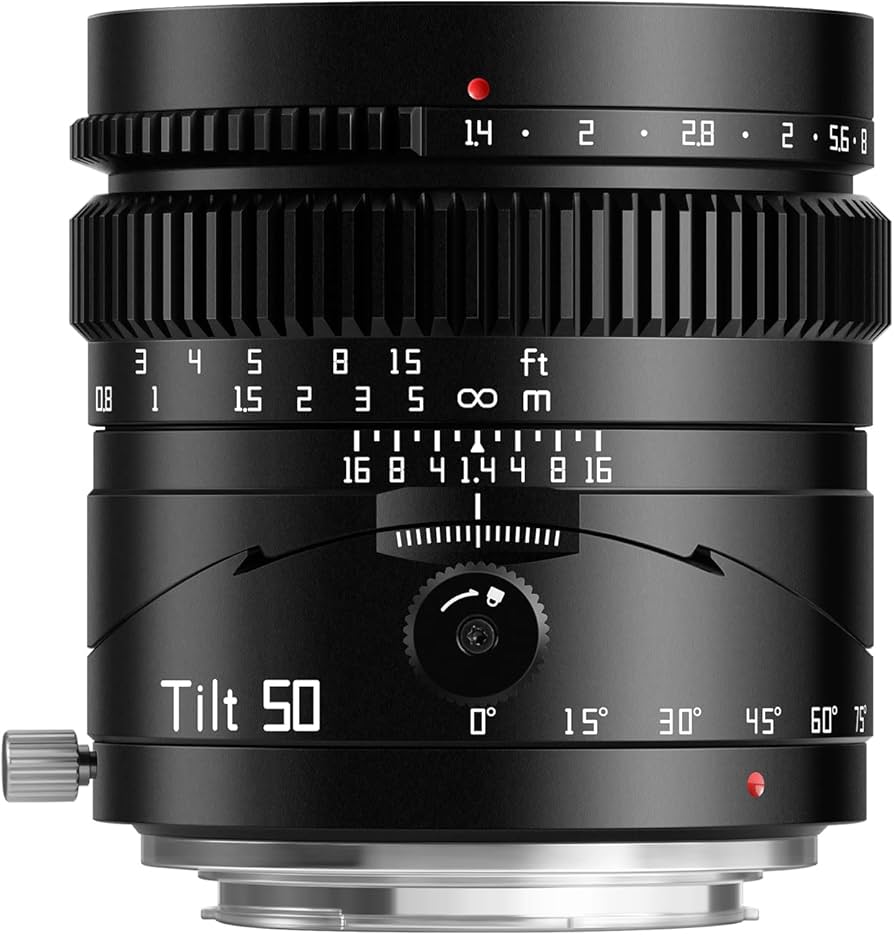 Amazon.com : TTArtisan 50mm F1.4 Tilt Manual Lens Large Aperture