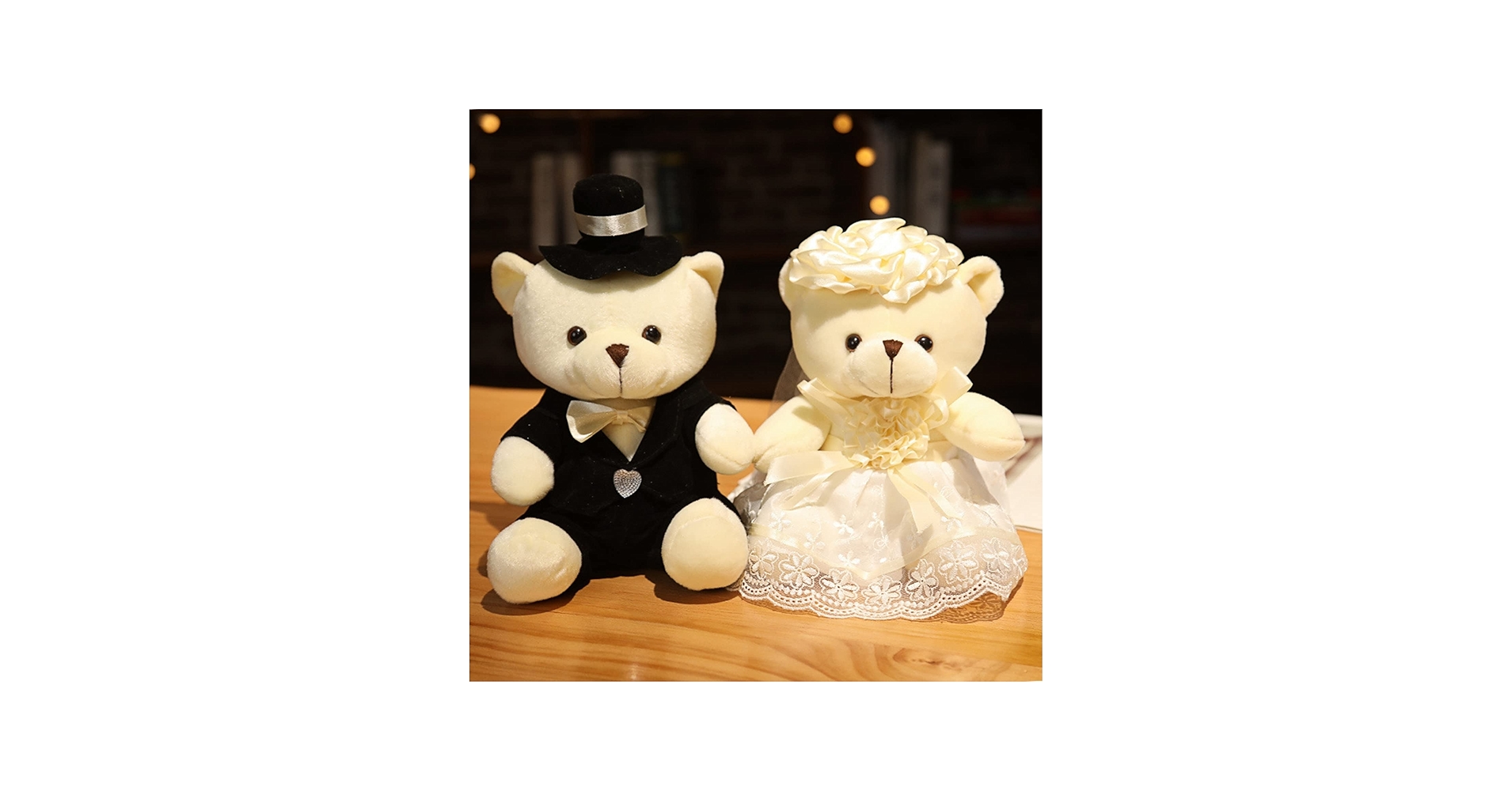 Amazon.co.jp: テディベア 結婚式 ウェディングベア ぬいぐるみ 昼寝