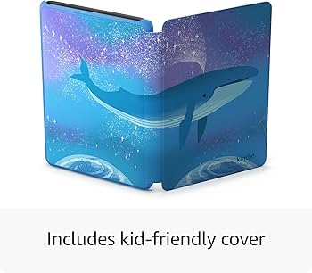 2024 Kindle Kids, includes ad-free books and cover