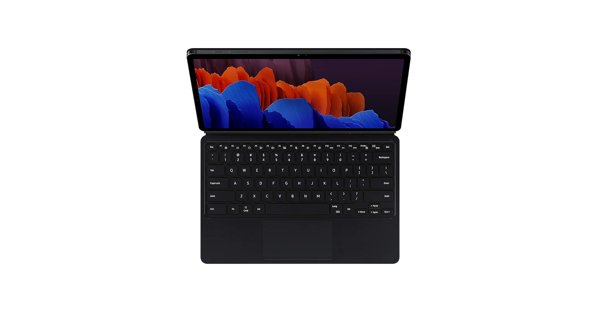 Amazon.com: SAMSUNG Galaxy Tab S7+ Keyboard, Black : Electronics