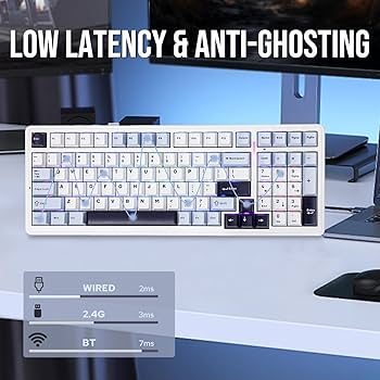 Amazon | EPOMAKER x AULA F99 ワイヤレス メカニカルキーボード