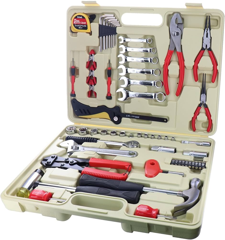 Amazon | TS-58 58PCS TRAD 工具セット | 工具セット・道具セット