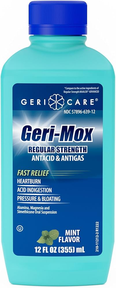 Amazon.com: GeriCare Geri-MOX Regular Strength Antacid & Antigas
