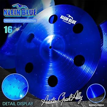 Amazon.com: PLADRUBO Titanium Color Cymbals Set – 7-Piece Drum