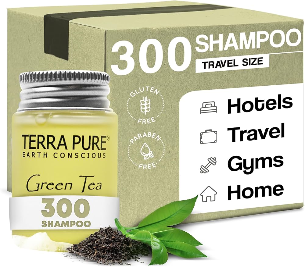 Amazon.com : Terra Pure Travel Size Hotel Shampoo 300 Count 1 oz