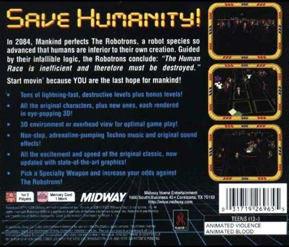 Amazon.com: Robotron X - PlayStation : Video Games