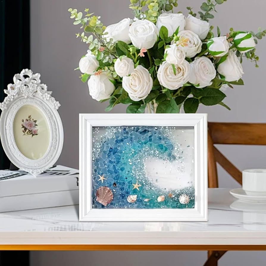 Amazon.co.jp: シーグラスアートキット、6.7インチシーグラスアート