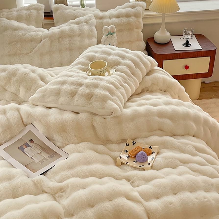 今だけ！タイマー機能付き ヒートマット ベルベットベッドカバー 2点