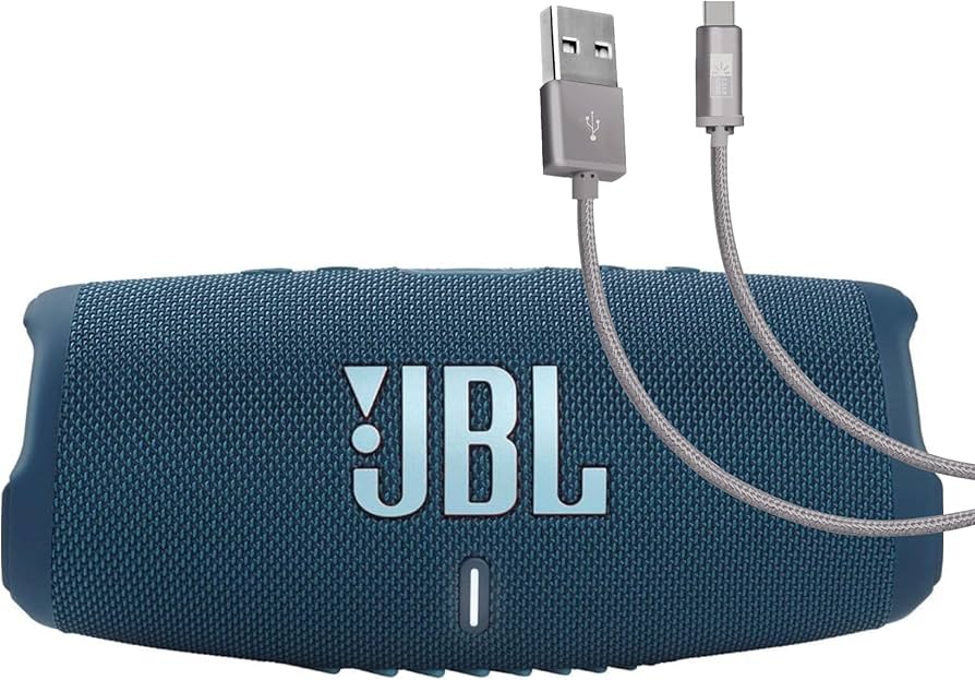 Amazon.com: JBL Charge 5 (Blue) + Bundle with Case Logic Braided