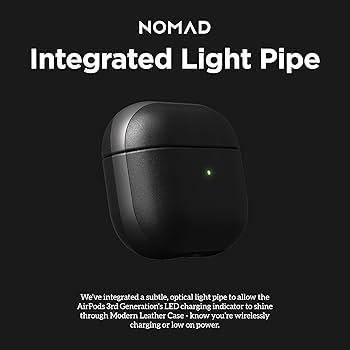Amazon.com: Nomad Airpods 3rd Gen Case in Modern Leather Black