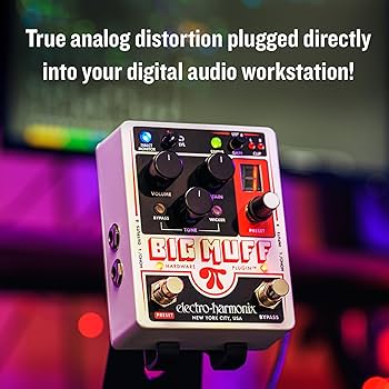 Amazon.com: Electro-Harmonix Big Muff Pi® Hardware Plugin® Pedal