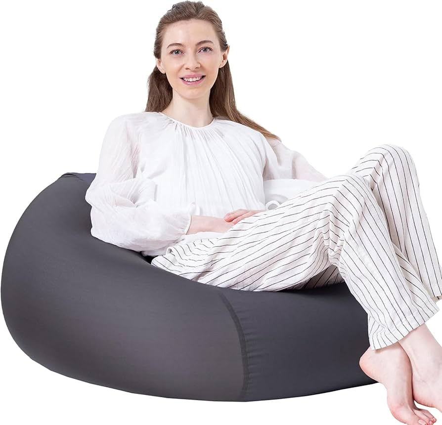 Amazon.co.jp: GOKUMIN ビーズクッション 特大 洗えるカバー 撥水加工