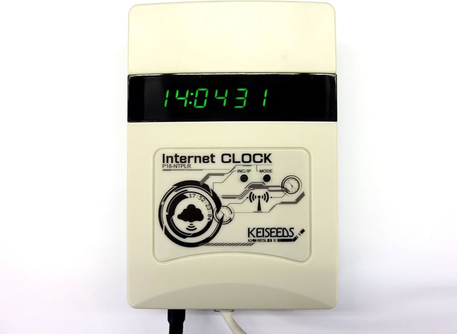 Amazon.co.jp: 電波時計信号送信機能付き時計(白) P18-NTPLR : ホーム