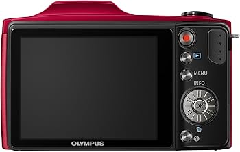 Amazon | OLYMPUS デジタルカメラ SZ-11 レッド 1400万画素 光学20倍