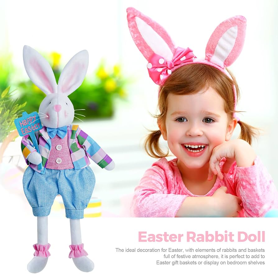 Amazon.co.jp: ぬいぐるみイースターバニー、ミスターミセスの愛らしい