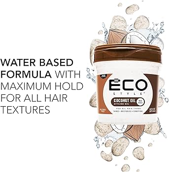 Amazon.com : Eco Style Coconut Oil Styling Gel - Adds Luster and