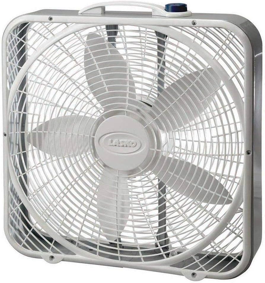 Amazon.com: Lasko 3733 Box Fan, 3-Speed, 20-Inch, White : Home
