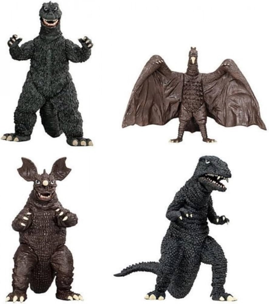 Amazon.co.jp: HG ゴジラ 怪獣総進撃編 × 全4種セット フルコンプ