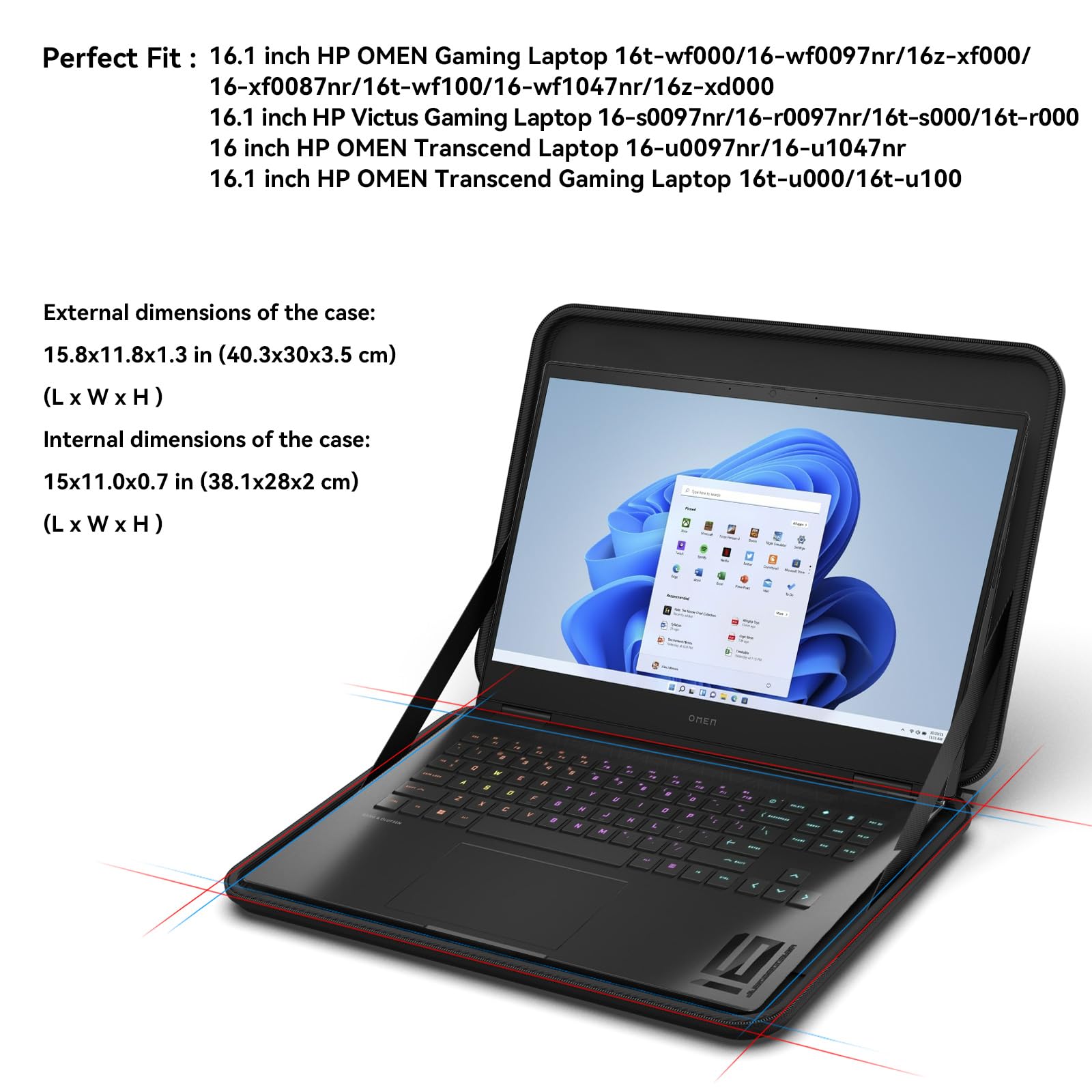 Amazon.com: Smatree Hard Laptop Case Compatible for 16inch HP OMEN