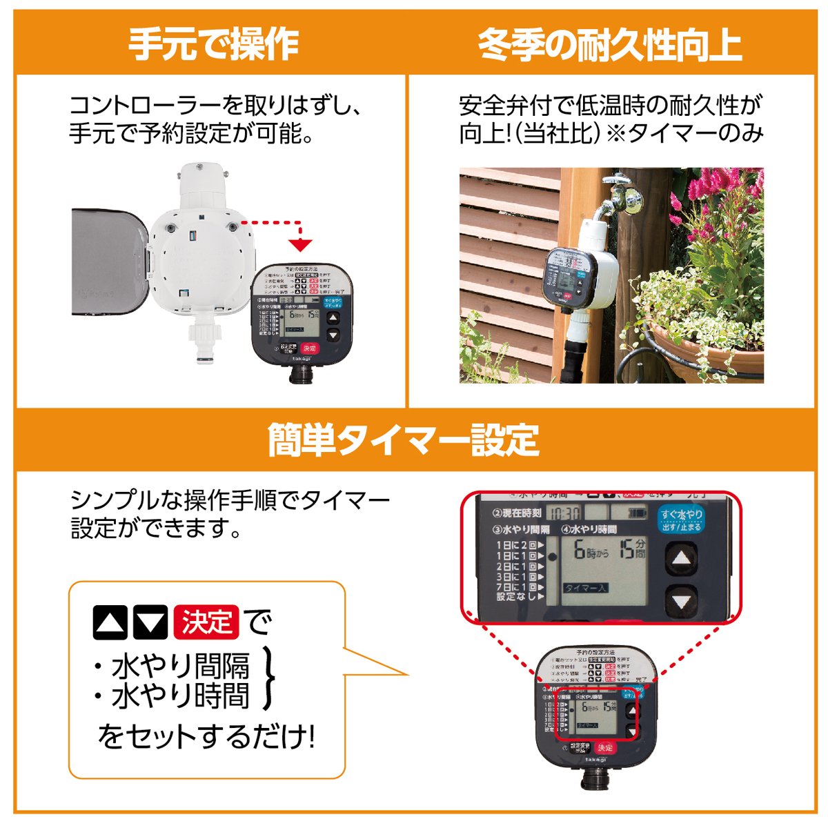 Amazon | タカギ(takagi) かんたん水やりタイマースタンダード