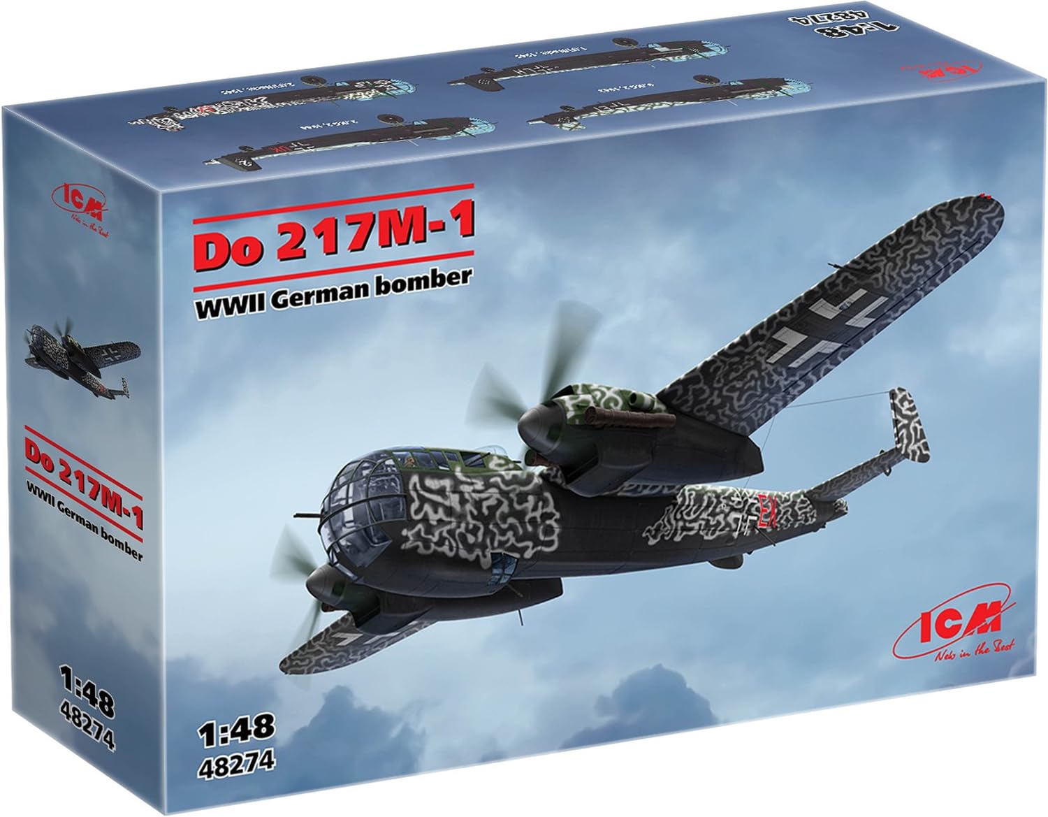 Amazon | ICM 1/48 ドイツ ドルニエ Do217M-1 爆撃機 プラモデル 48274
