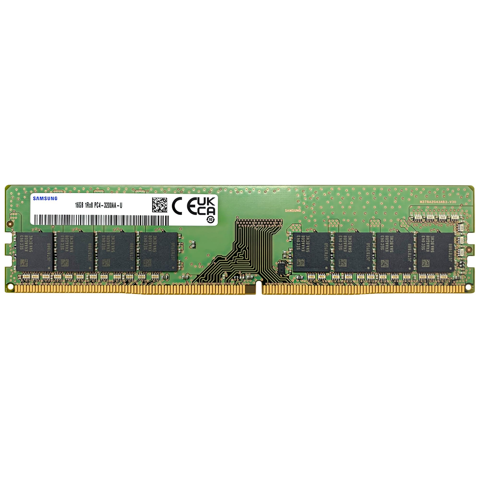 Samsung 16GB DDR4 3200MHz PC4-25600 (PC4-3200AA) CL22 UDIMM 1Rx8