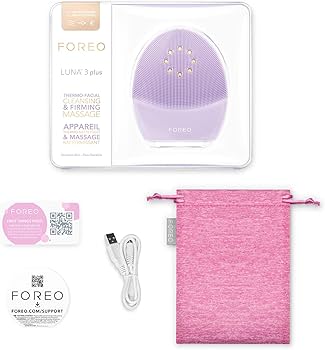 Amazon.com: FOREO Luna 3 Plus Silicone, Facial Cleansing Brush