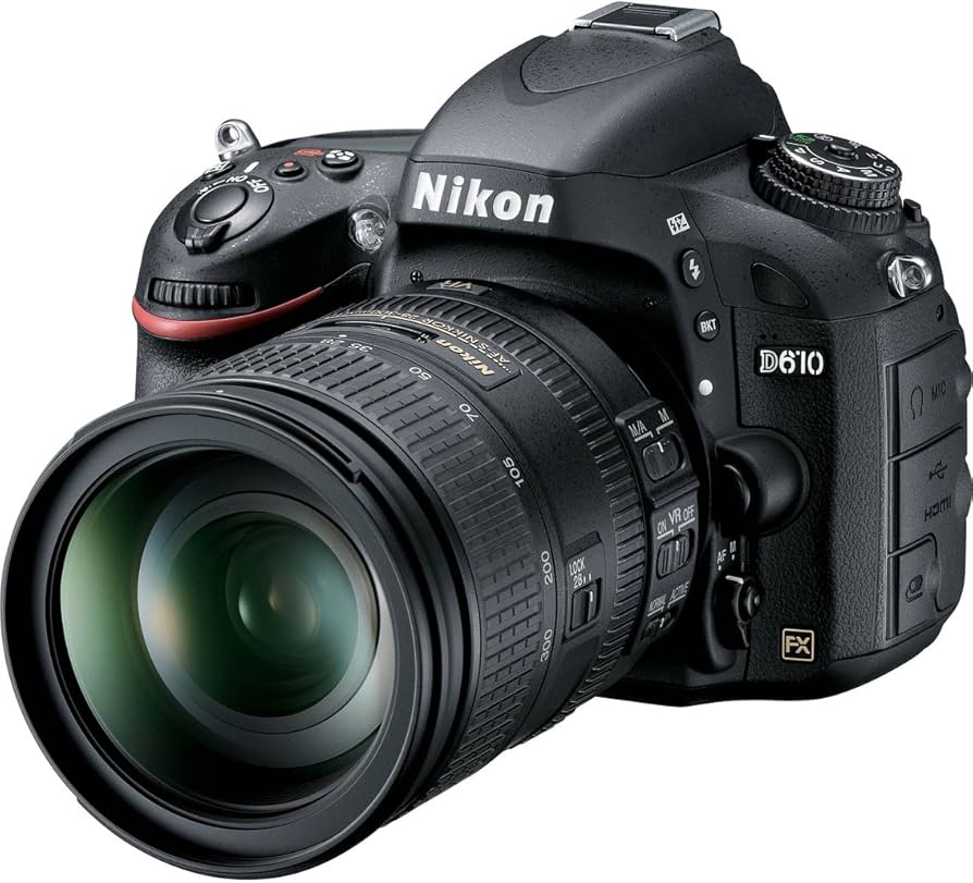 Amazon.com : Nikon D610 24.3 MP CMOS FX-Format Digital SLR Kit