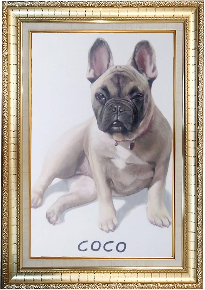 Amazon.co.jp: ペットの写真を絵画みたいに！ 犬 猫 オーダーの肖像画