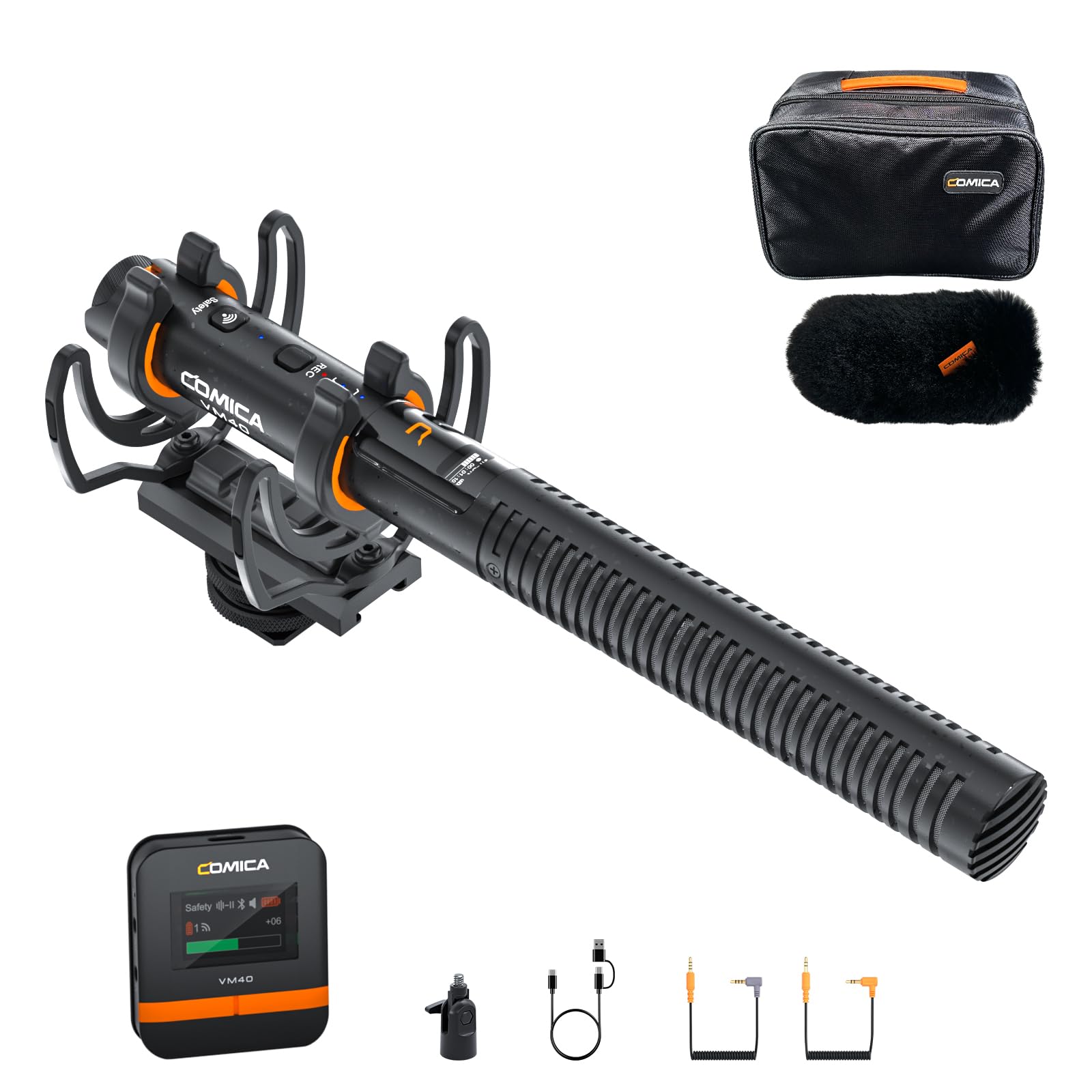 Amazon.com : COMICA VM40 Shotgun Microphone with Wireless Modes
