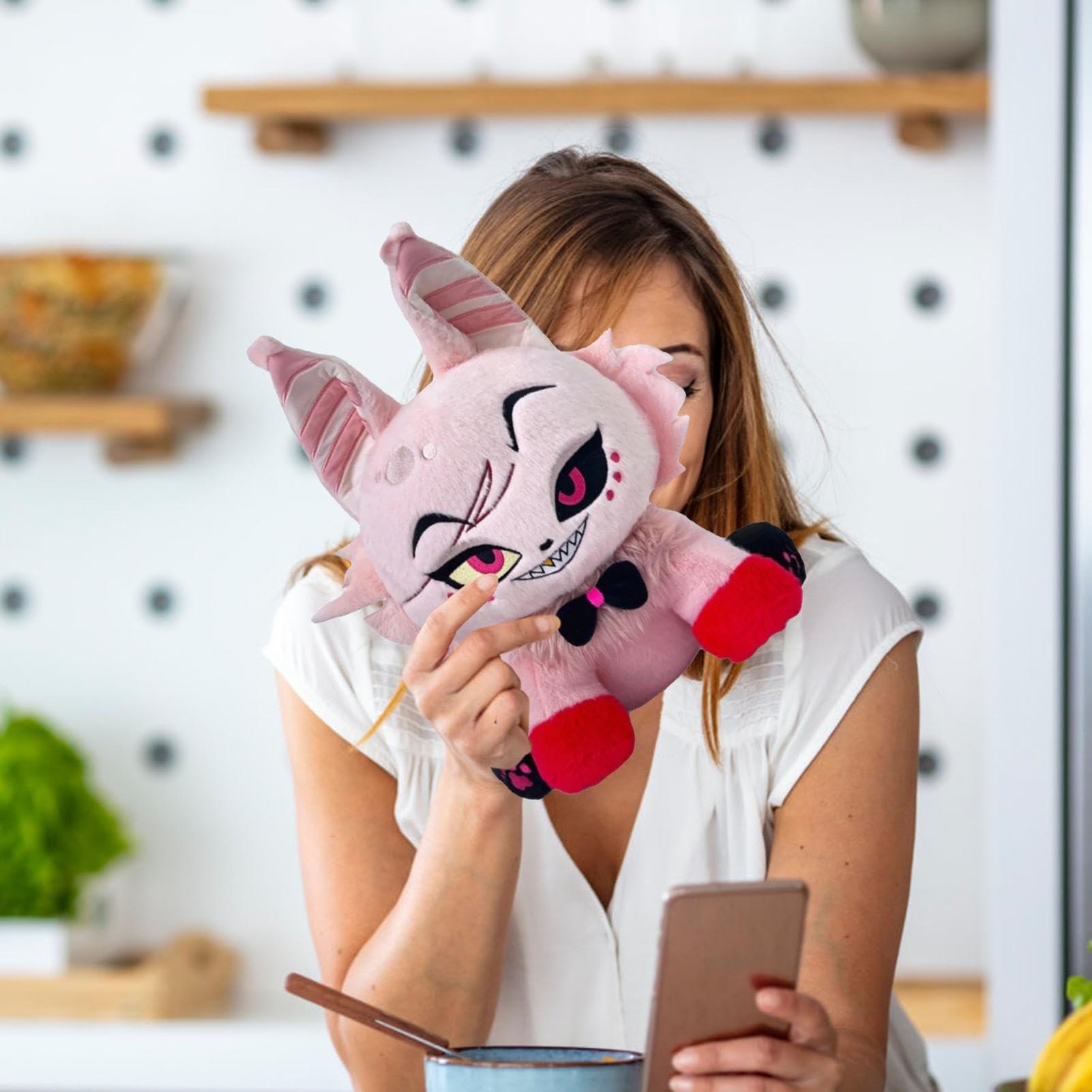 Amazon.co.jp: ハズビンホテルエンジェルダスト ぬいぐるみ | ハズビン