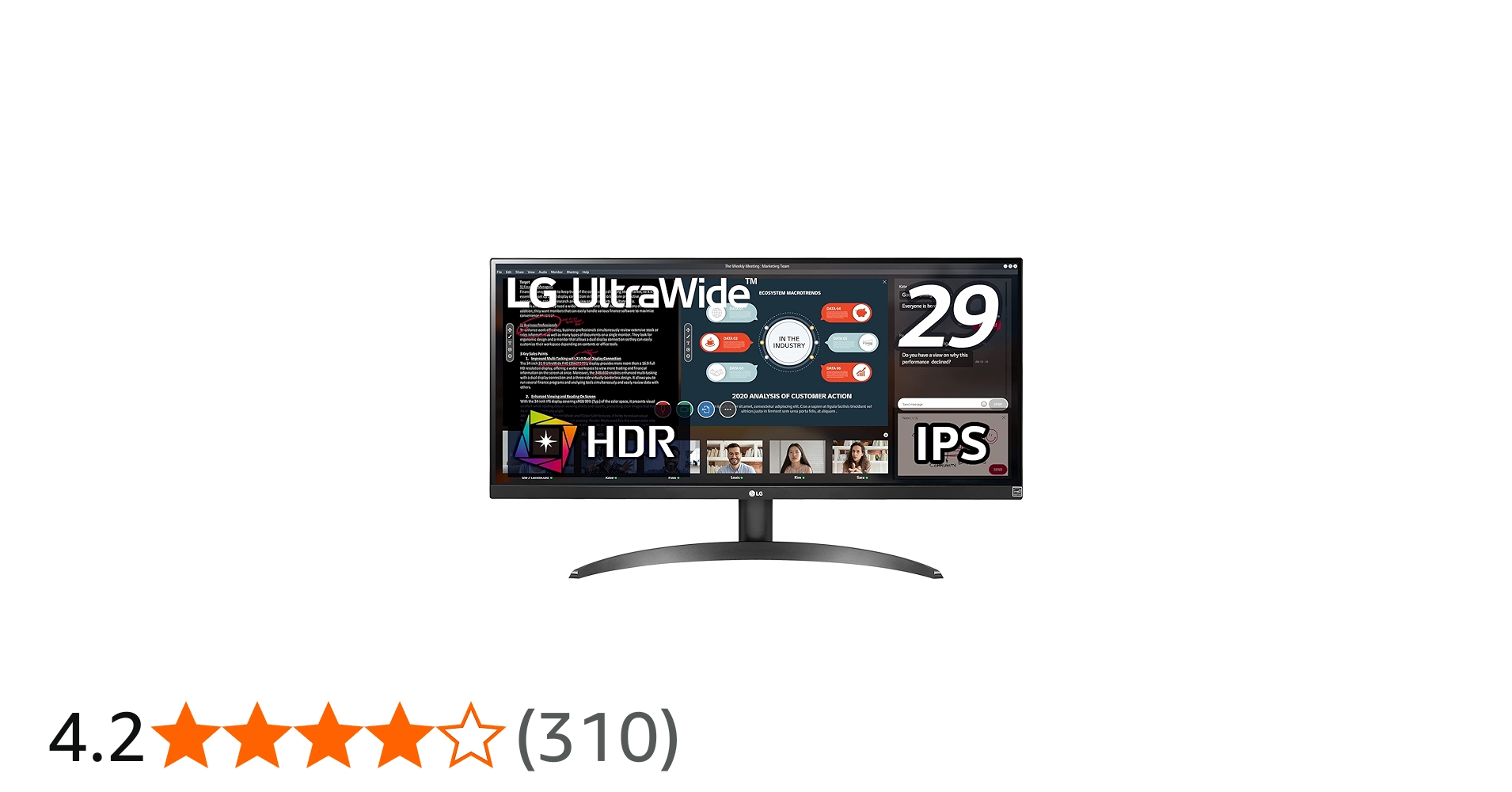 Amazon.co.jp: LG モニター ディスプレイ 29WP500-B 29インチ/21:9