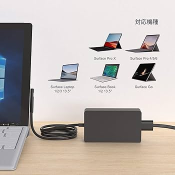 Amazon.co.jp: Surface 充電器 サーフェスプロ 充電器, AYNEFF 44W 15V