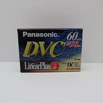 Amazon.com : Panasonic AY-DVM60EJ3 MiniDV Tapes (60 Minute, 3 Pack