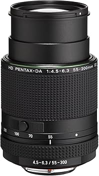Amazon.com : Pentax HD DA 55-300mm f/4.5-6.3 ED PLM WR RE Lens