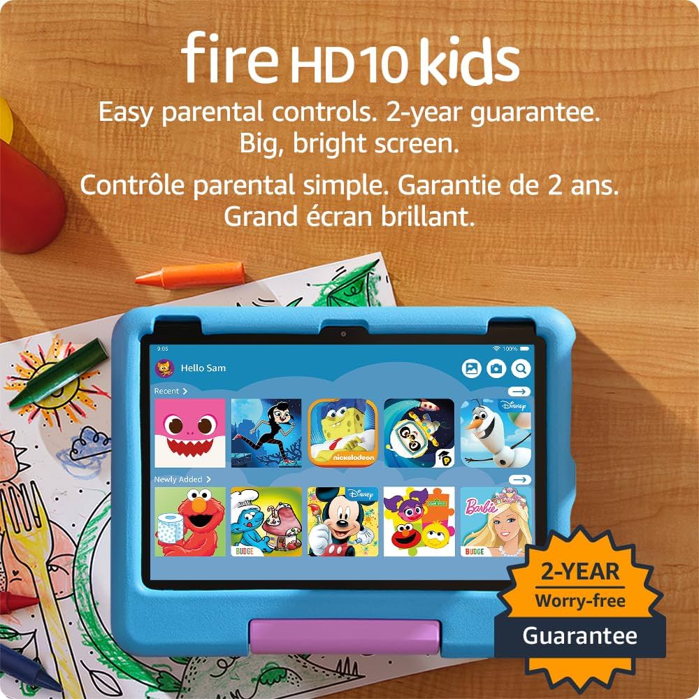 Fire HD 10 Kids Tablet | Entertainment Kids love | Amazon